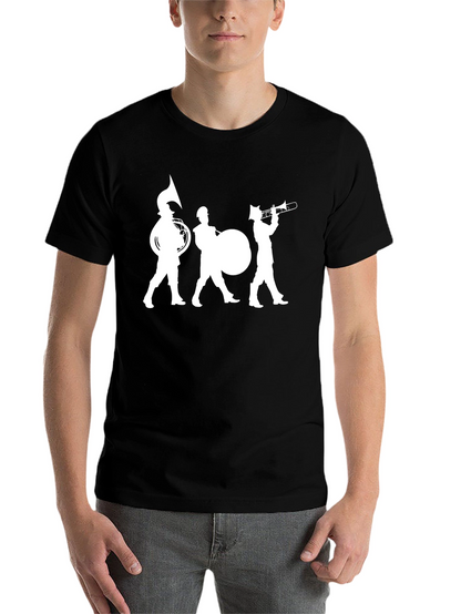 Marching Band Graphic Tee - Black