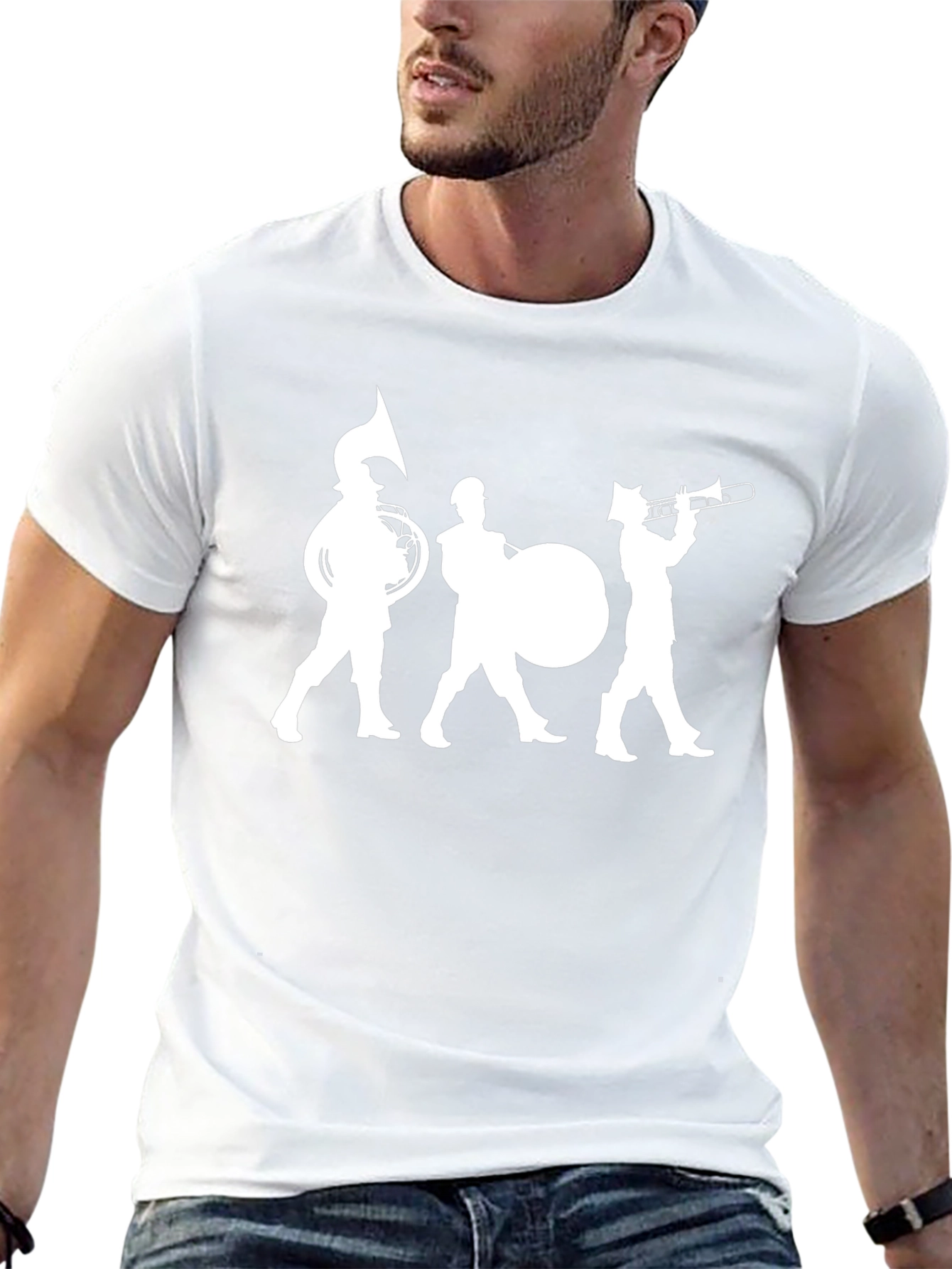 Marching Band Graphic Tee - Black