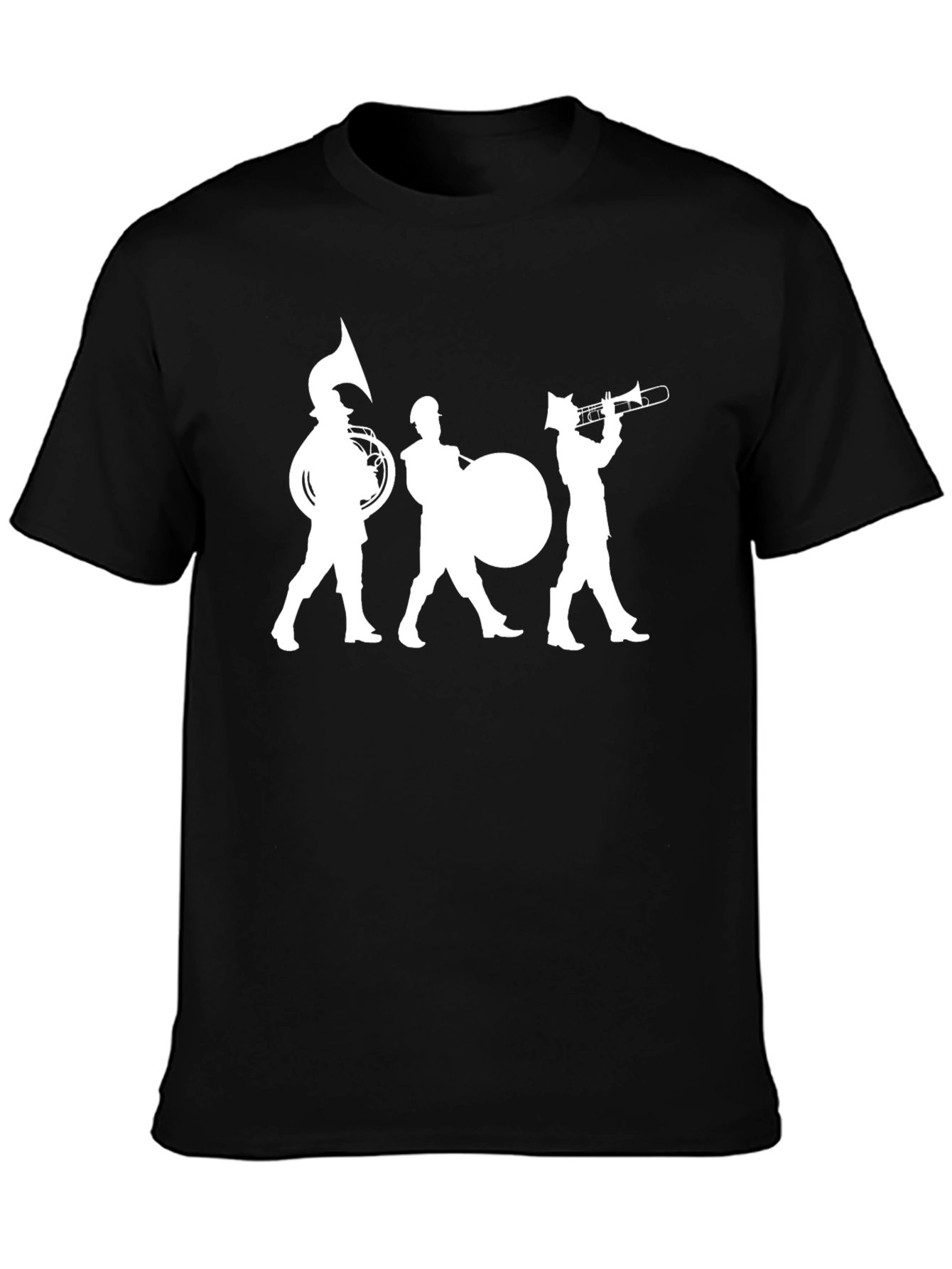 Marching Band Graphic Tee - Black