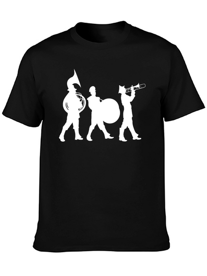 Marching Band Graphic Tee - Black