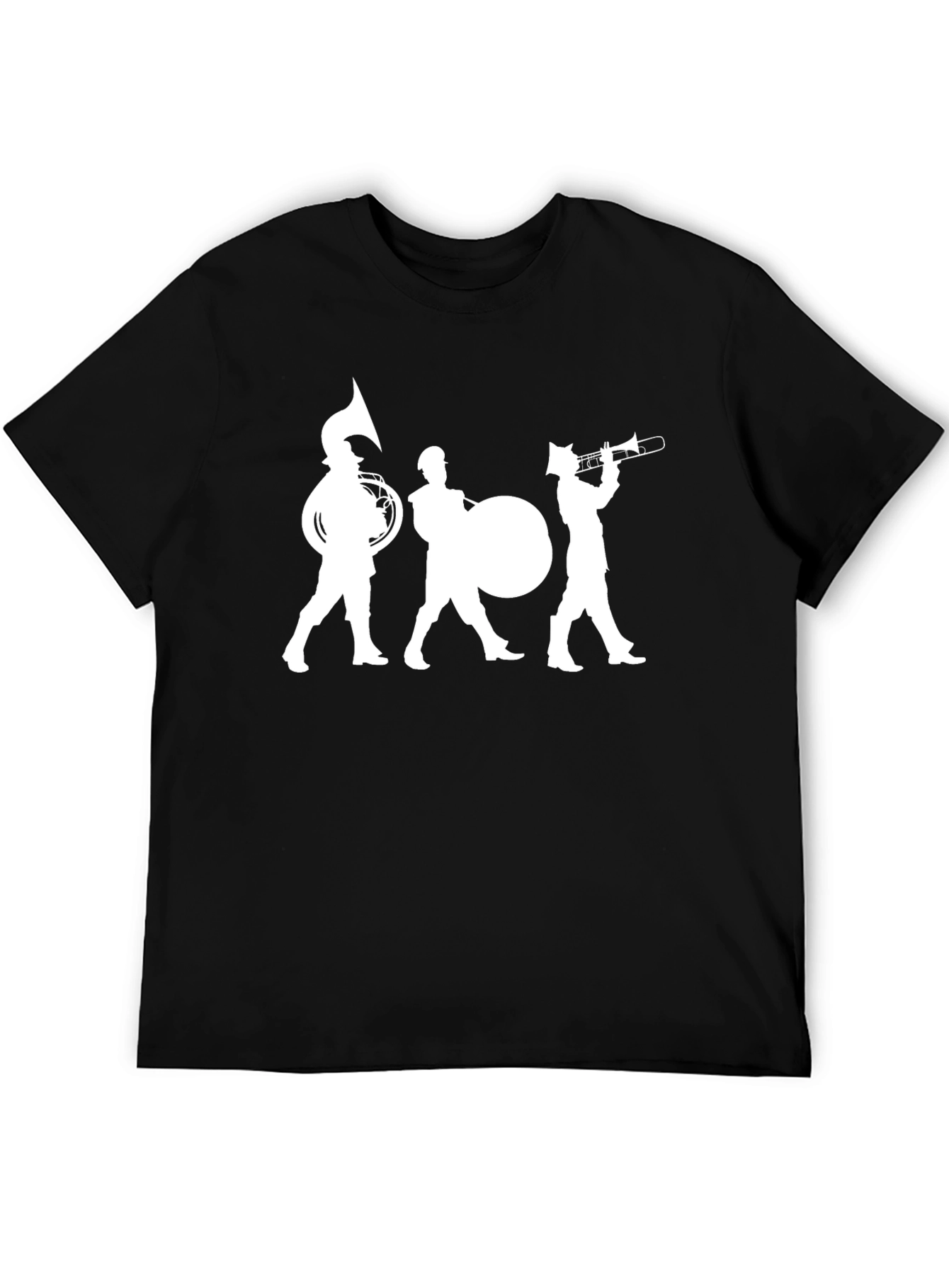 Marching Band Graphic Tee - Black