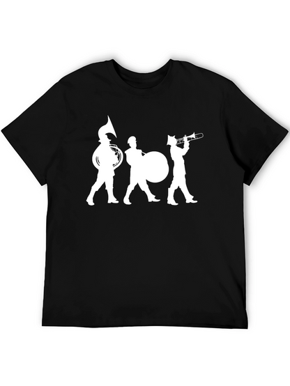 Marching Band Graphic Tee - Black