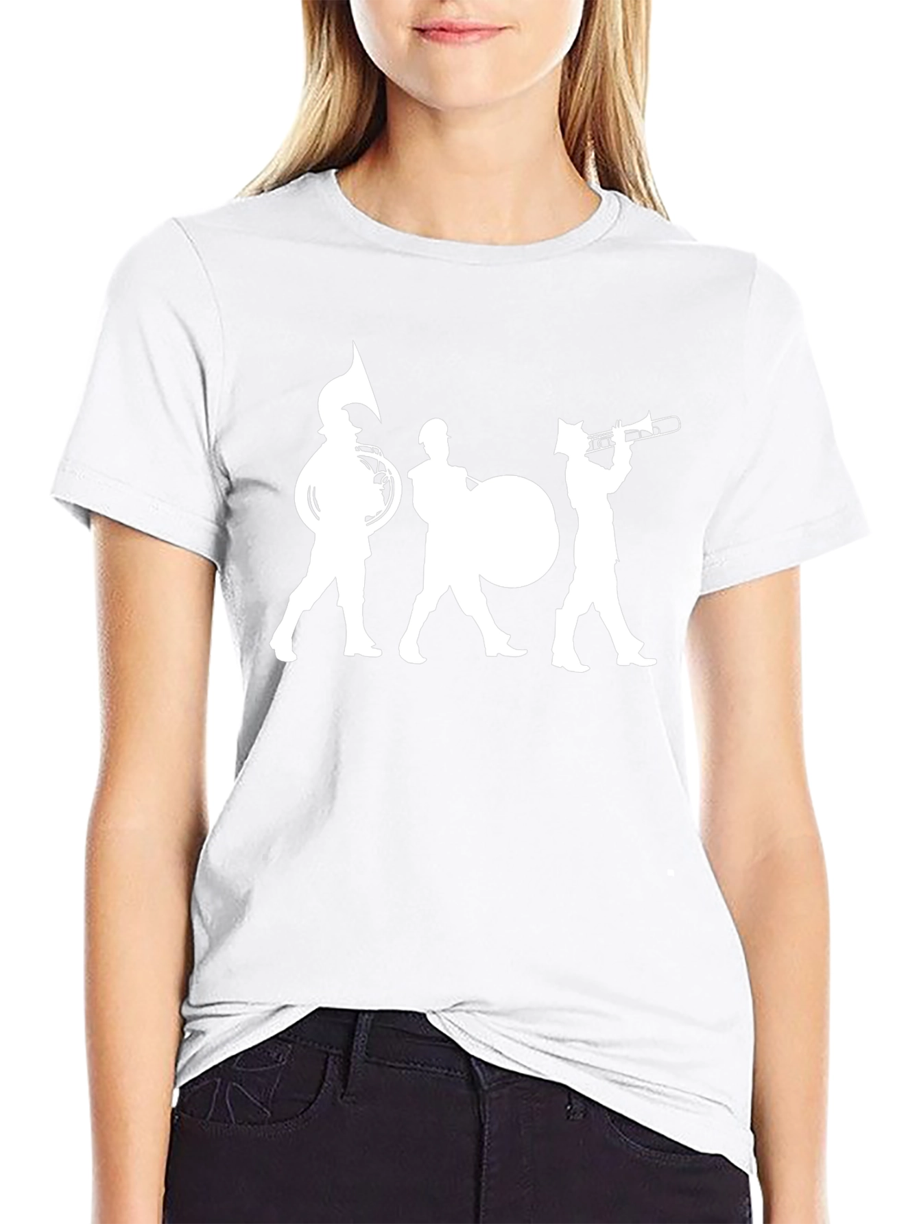 Marching Band Graphic Tee - Black