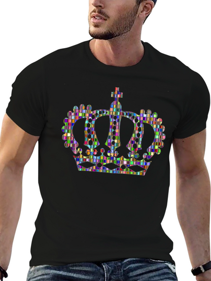 Crown Graphic Black T-Shirt