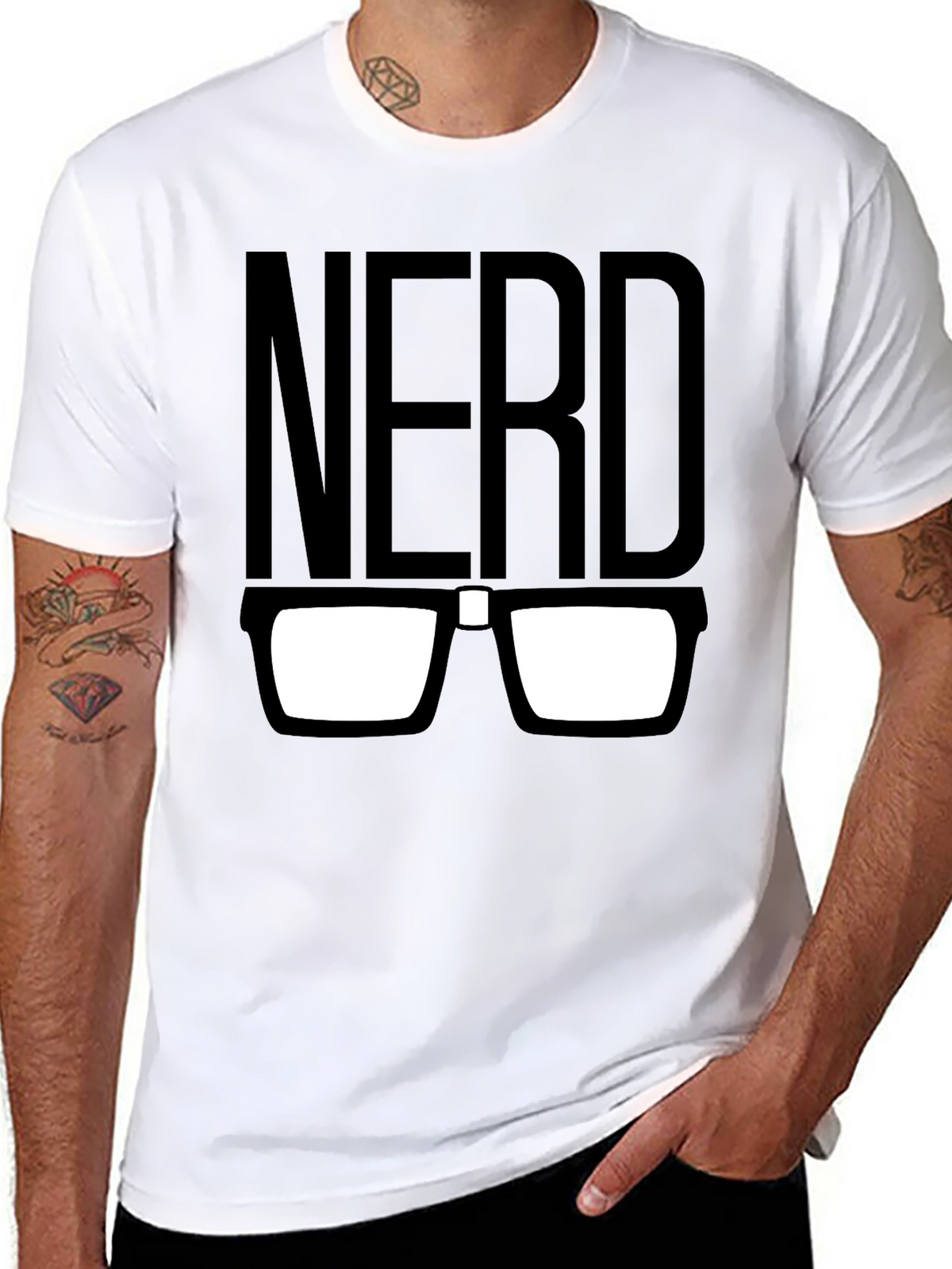 Nerd Glasses T-Shirt - Geek Chic Tee