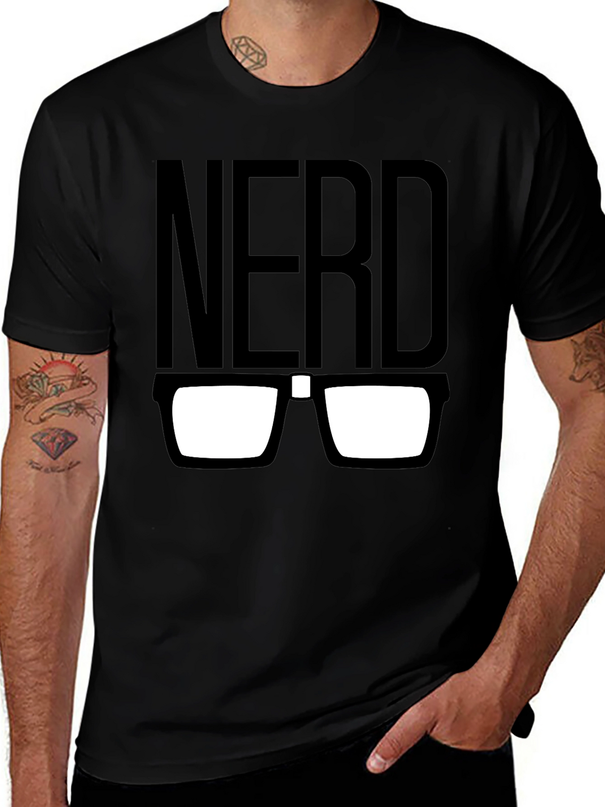 Nerd Glasses T-Shirt - Geek Chic Tee