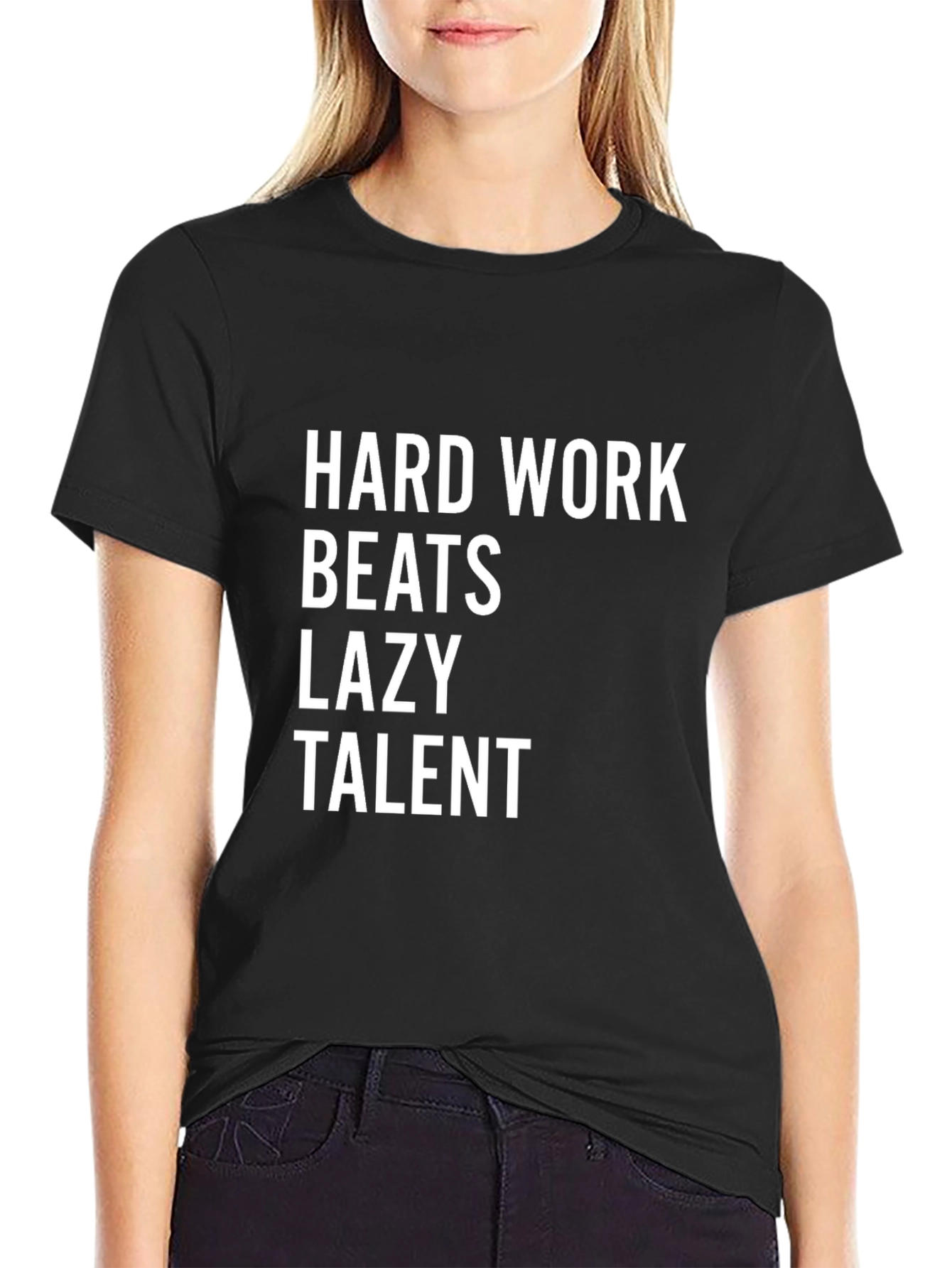 Hard Work Beats Lazy Talent Graphic Tee