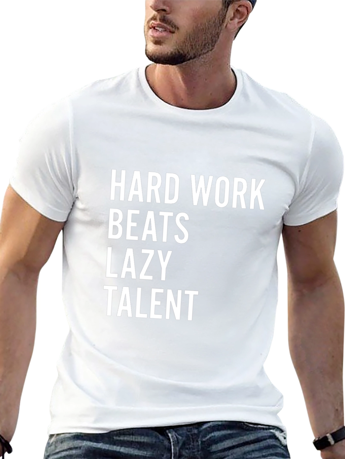 Hard Work Beats Lazy Talent Graphic Tee