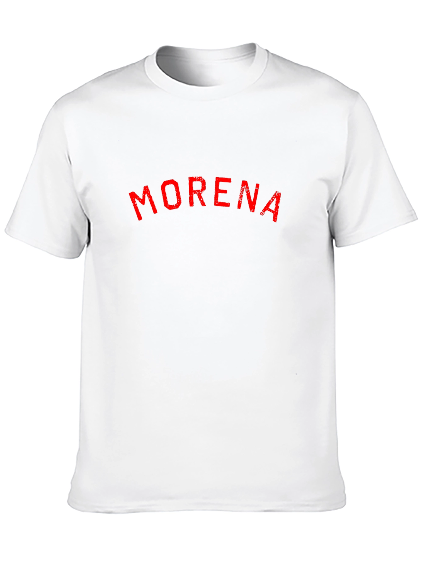 MORENA Graphic T-Shirt - Distressed Print Casual Wear