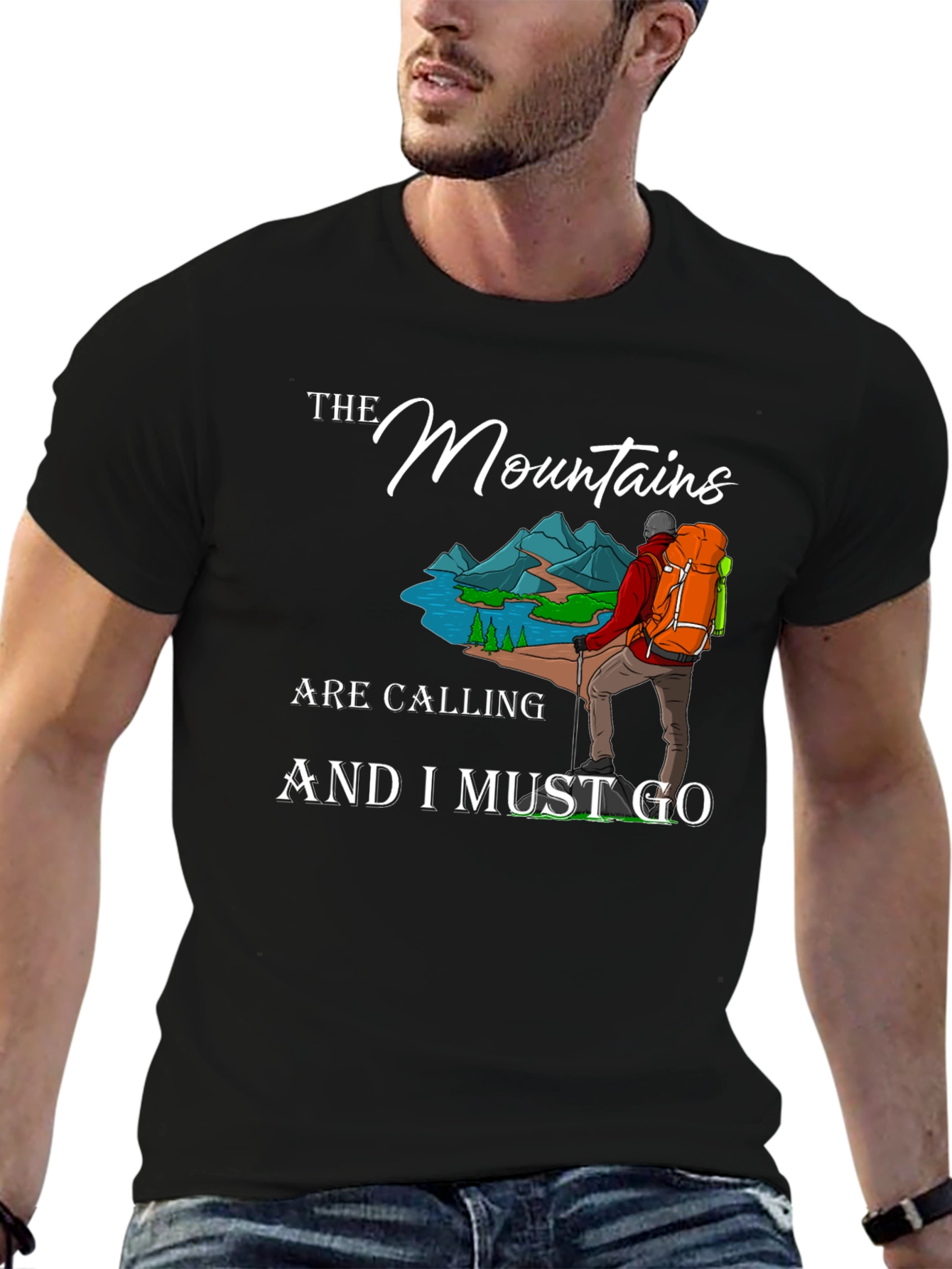 Mountain Calling Graphic Tee - Adventure Awaits!