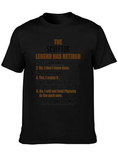 Sculptor Legend Retired Graphic T-Shirt