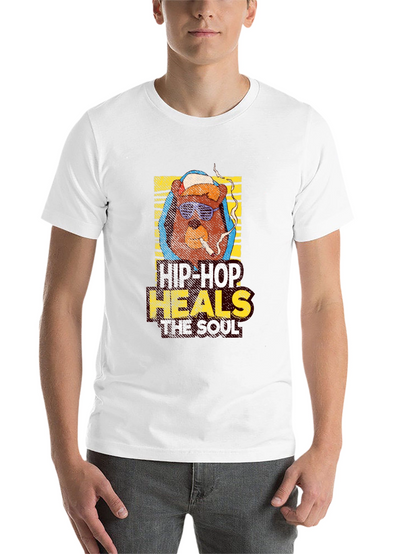 Hip-Hop Bear Graphic T-Shirt - Urban Style