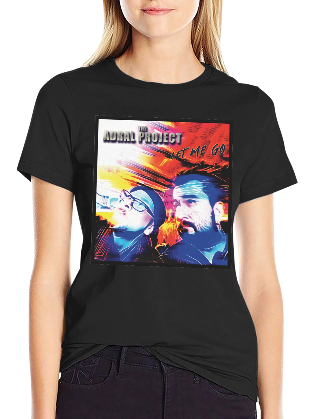 The Adral Project Let Me Go Black T-Shirt