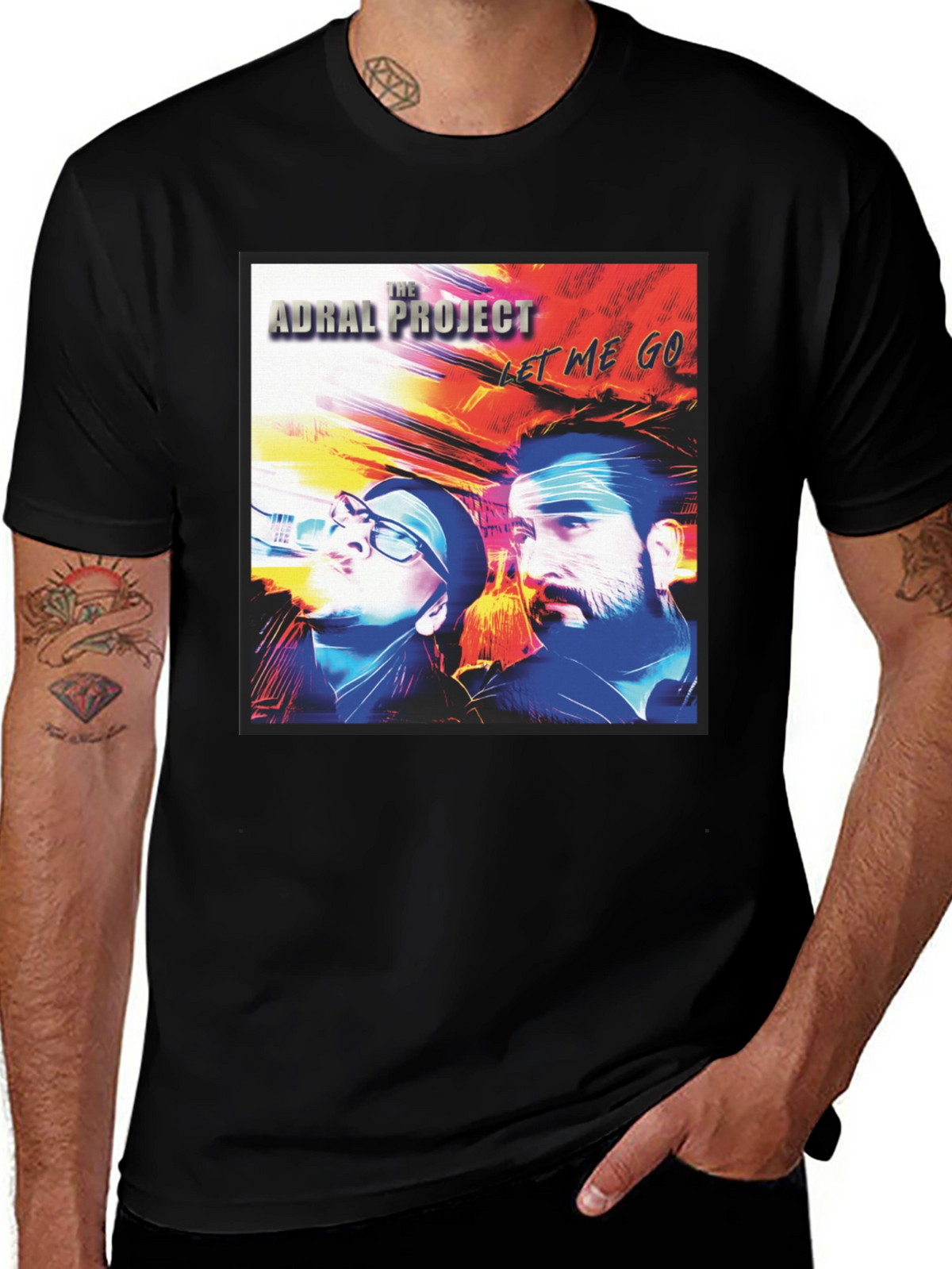 The Adral Project Let Me Go Black T-Shirt