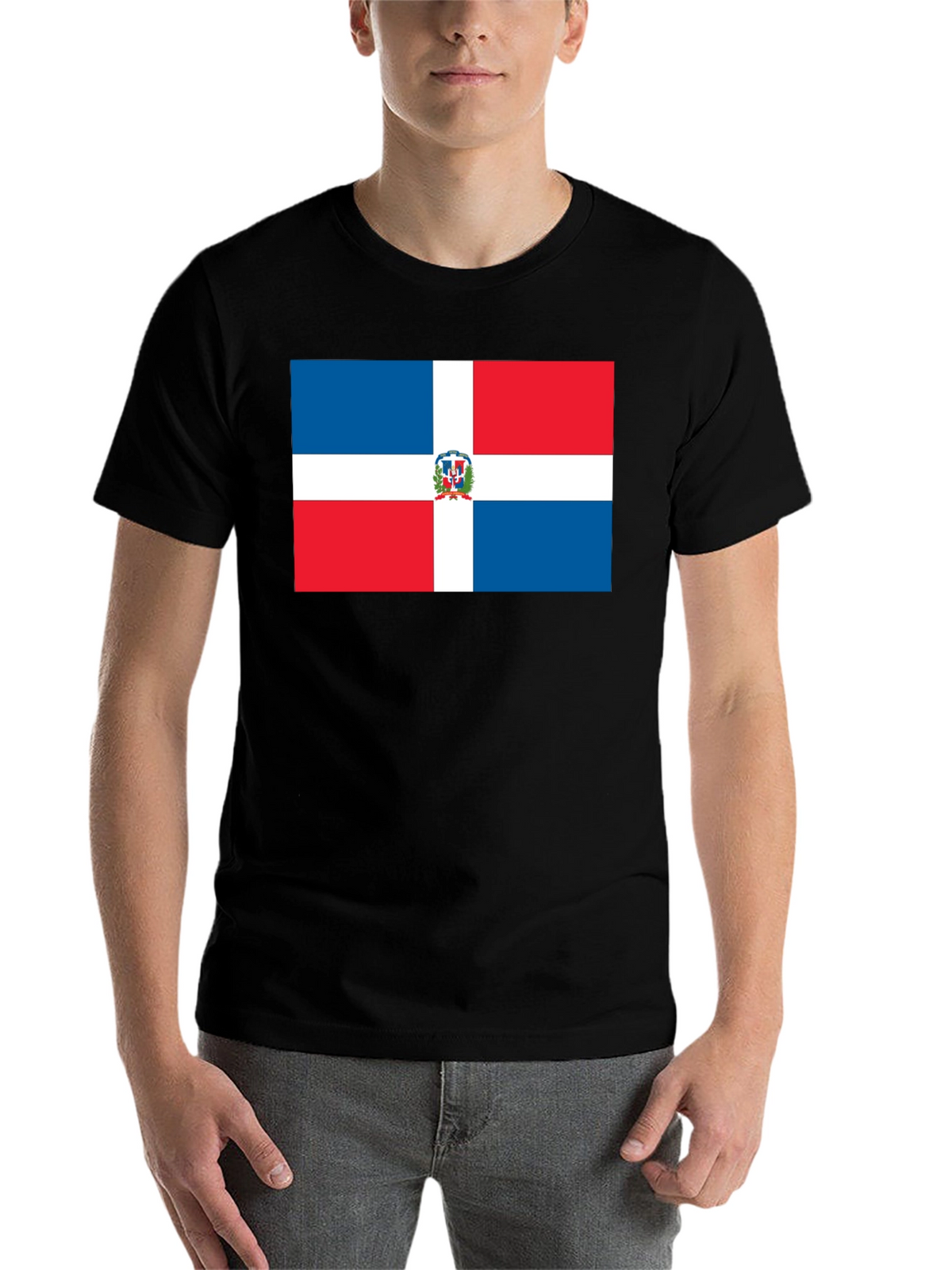Dominican Republic Flag Graphic T-Shirt