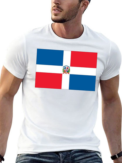 Dominican Republic Flag Graphic T-Shirt