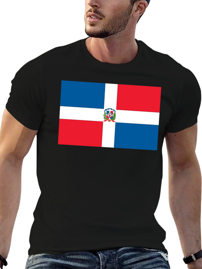 Dominican Republic Flag Graphic T-Shirt