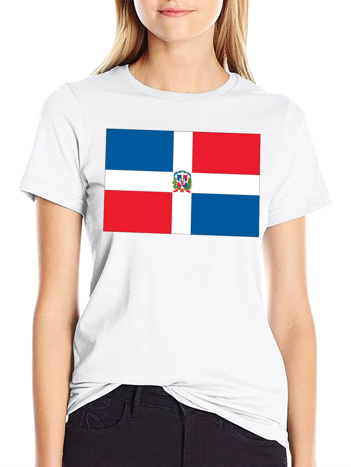 Dominican Republic Flag Graphic T-Shirt