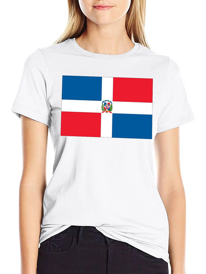 Dominican Republic Flag Graphic T-Shirt