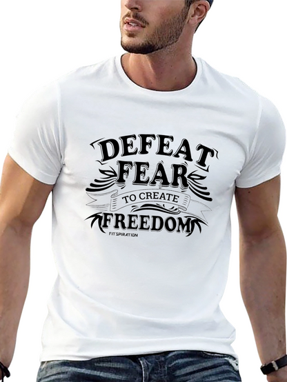 Defeat Fear Freedom Graphic Tee
