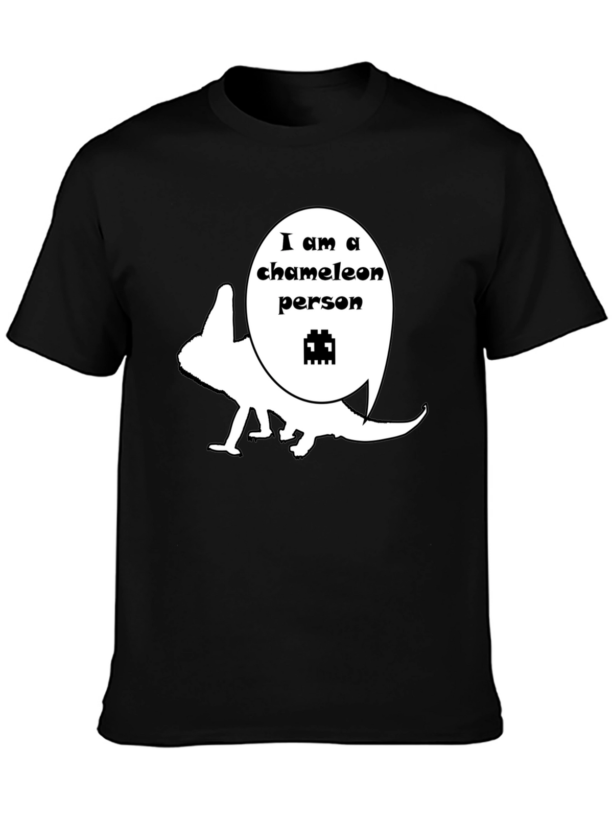 Chameleon Person Graphic T-Shirt - Unique Design