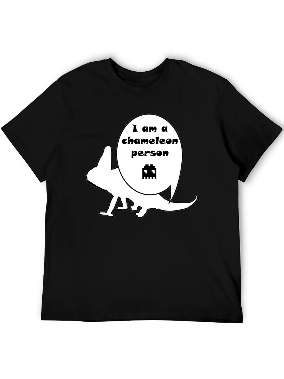 Chameleon Person Graphic T-Shirt - Unique Design