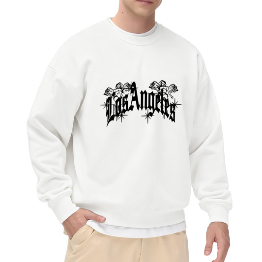 Angel Star Los Angeles Gothic Letter Sweatshirt