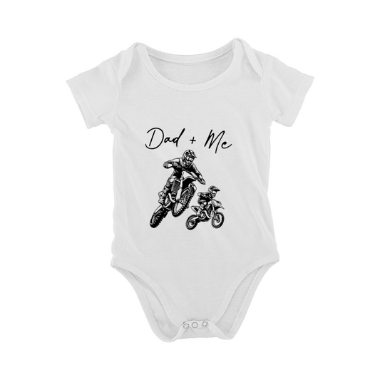 Daddy & Daughter Fist Bump Best Friends Baby Bodysuit
