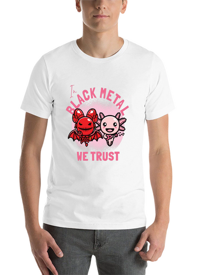 Black Metal Axolotl Graphic Tee