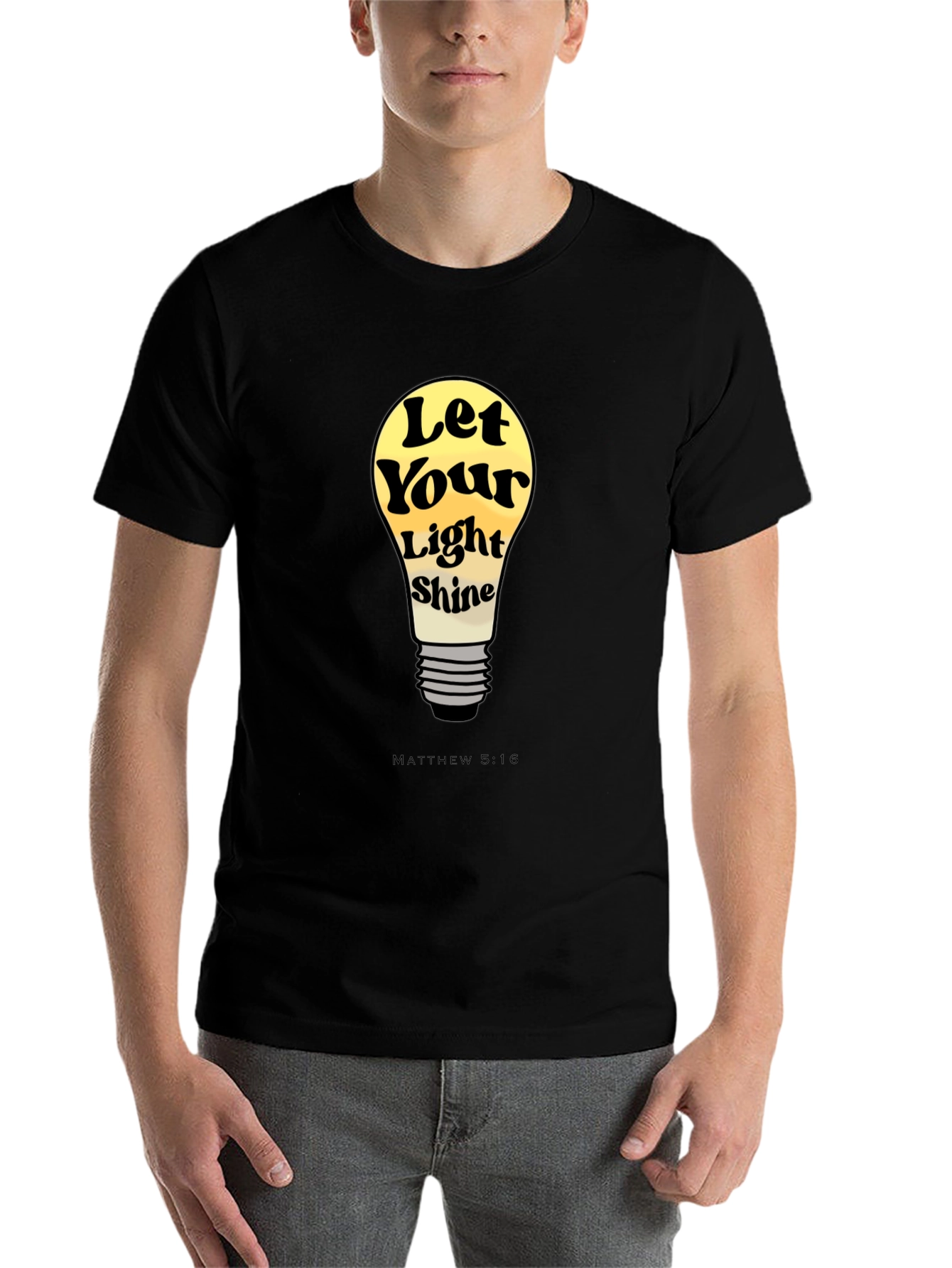 Let Your Light Shine T-Shirt - Matthew 5:16