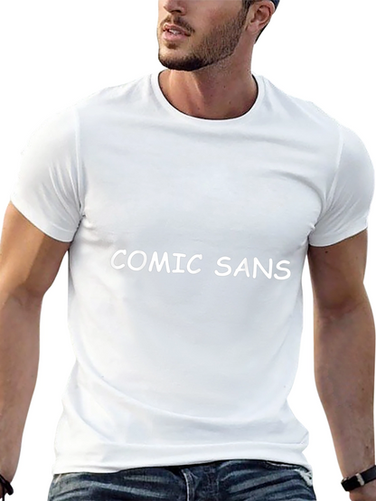 Comic Sans Tee - Mens Graphic T-Shirt