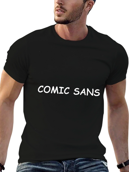 Comic Sans Tee - Mens Graphic T-Shirt