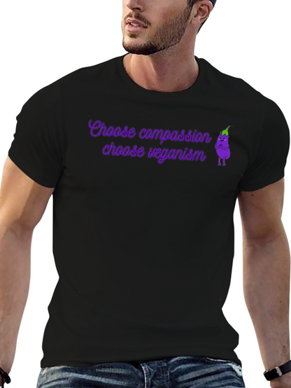 Vegan T-Shirt: Choose Compassion Choose Veganism