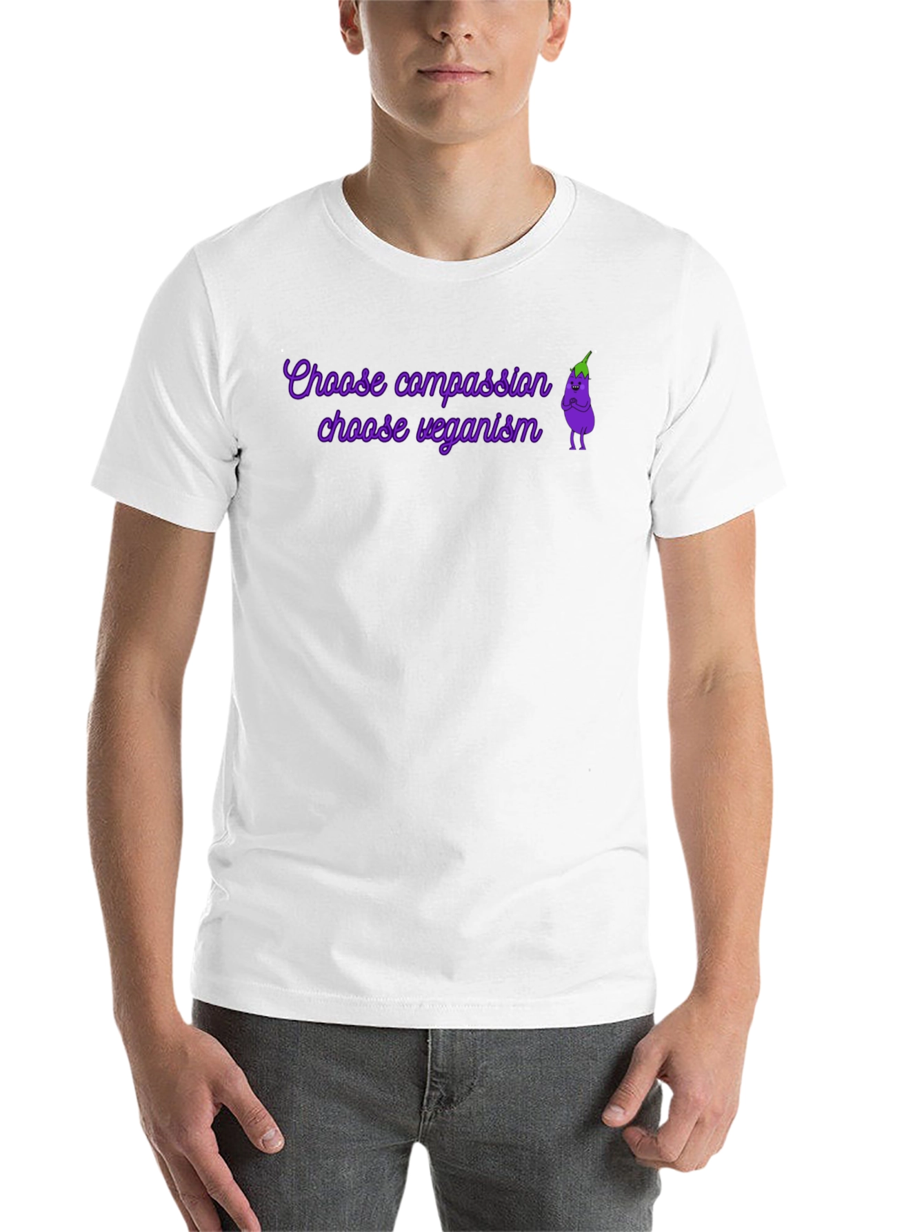Vegan T-Shirt: Choose Compassion Choose Veganism