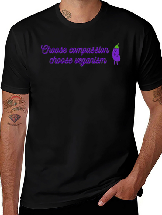 Vegan T-Shirt: Choose Compassion Choose Veganism