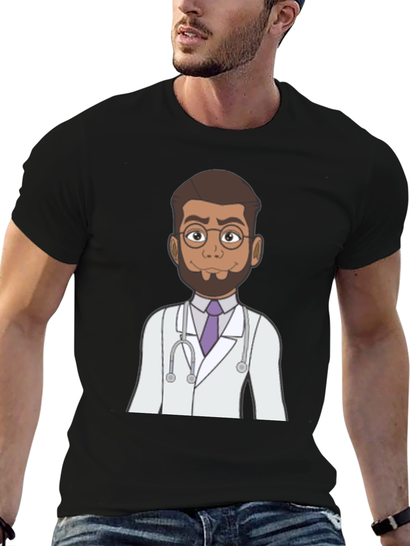 Doctor Cartoon Graphic T-Shirt