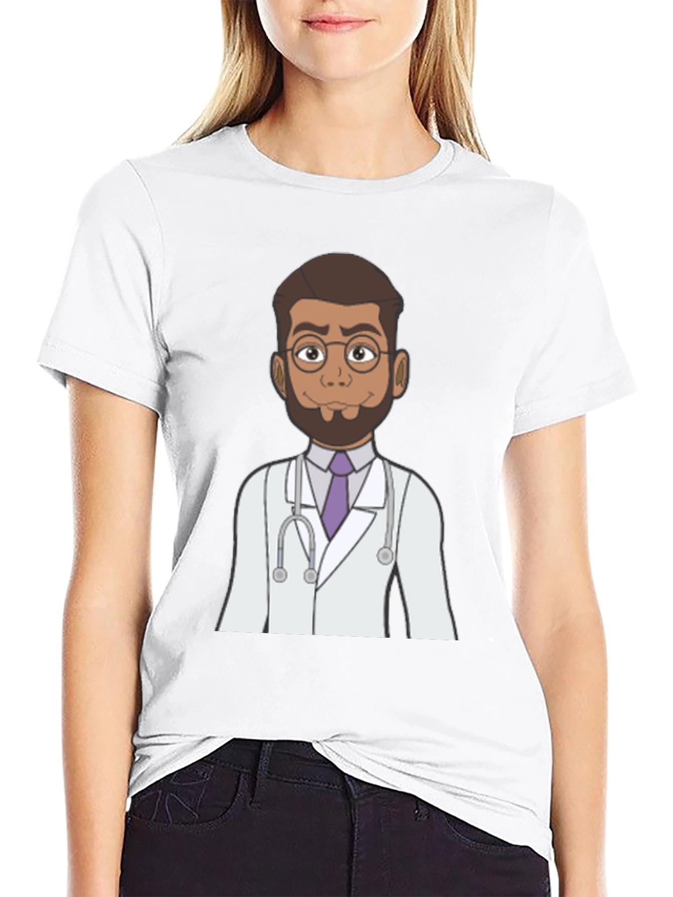 Doctor Cartoon Graphic T-Shirt
