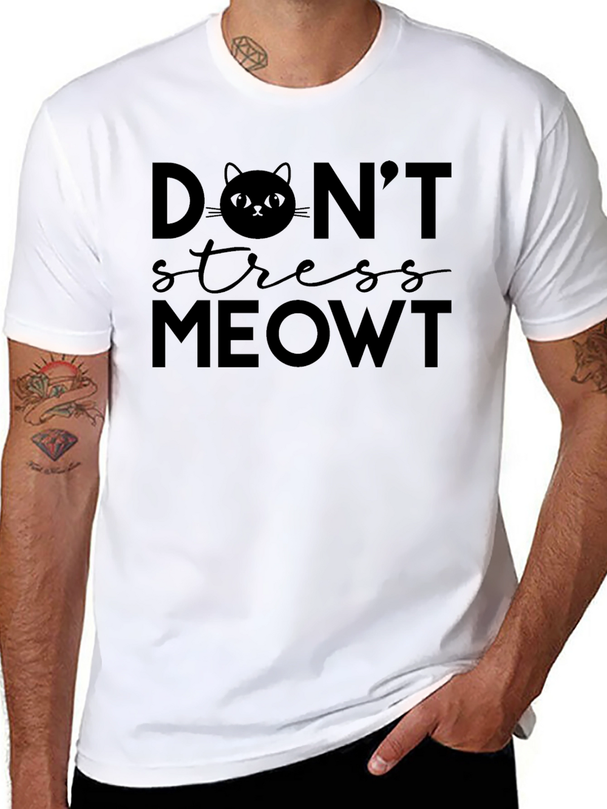 Dont Stress Meowt Funny Cat T-Shirt