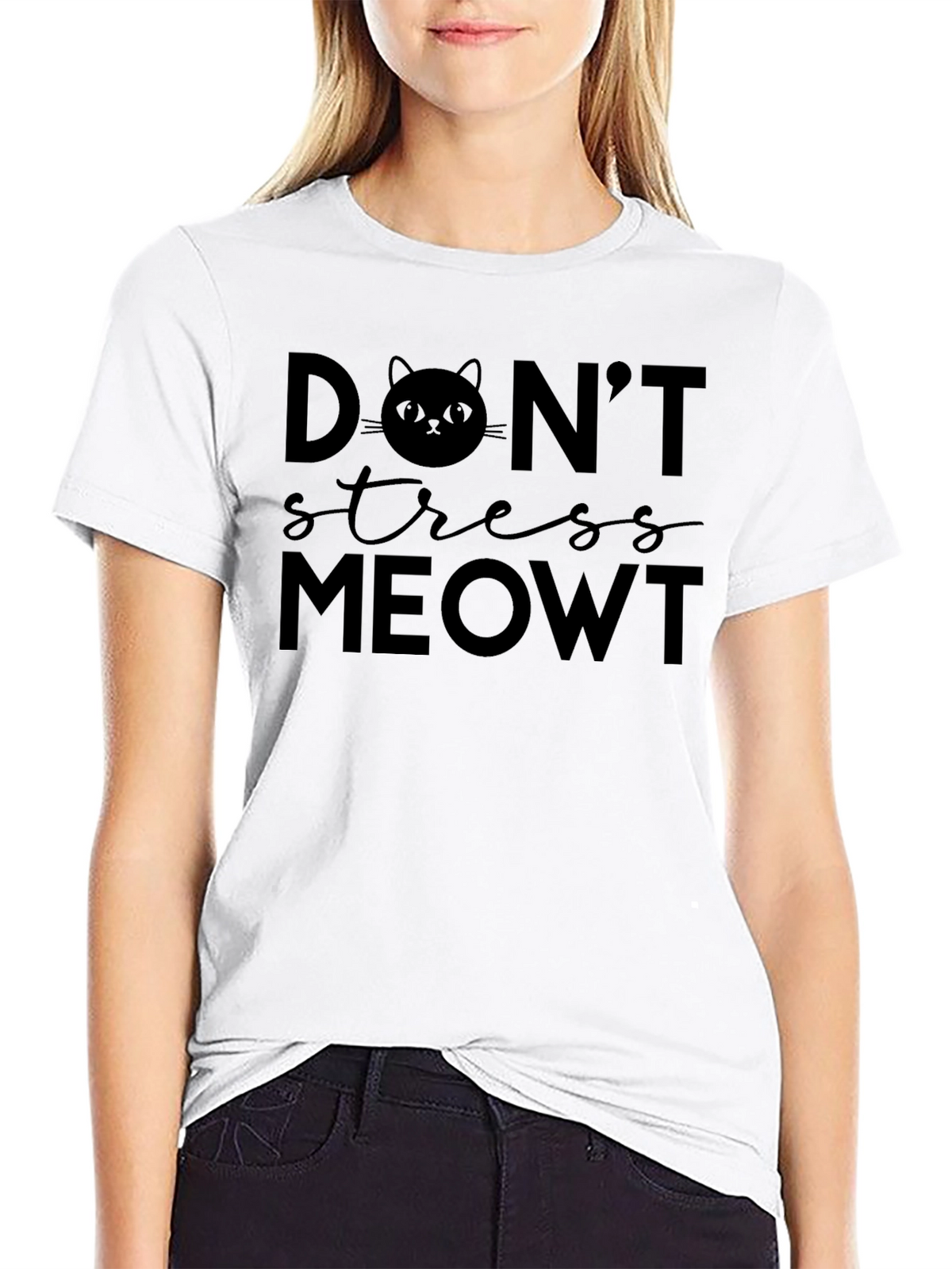 Dont Stress Meowt Funny Cat T-Shirt