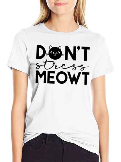 Dont Stress Meowt Funny Cat T-Shirt