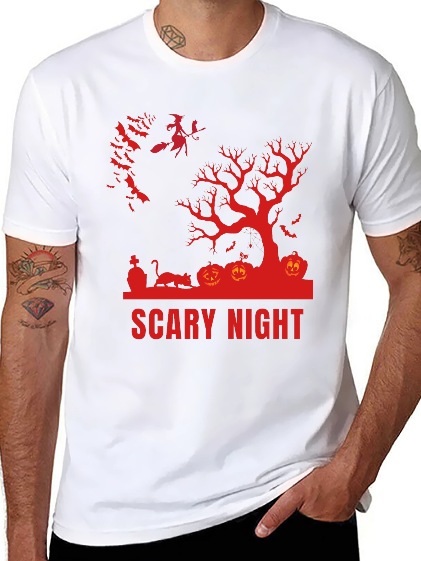 Scary Night Halloween T-Shirt