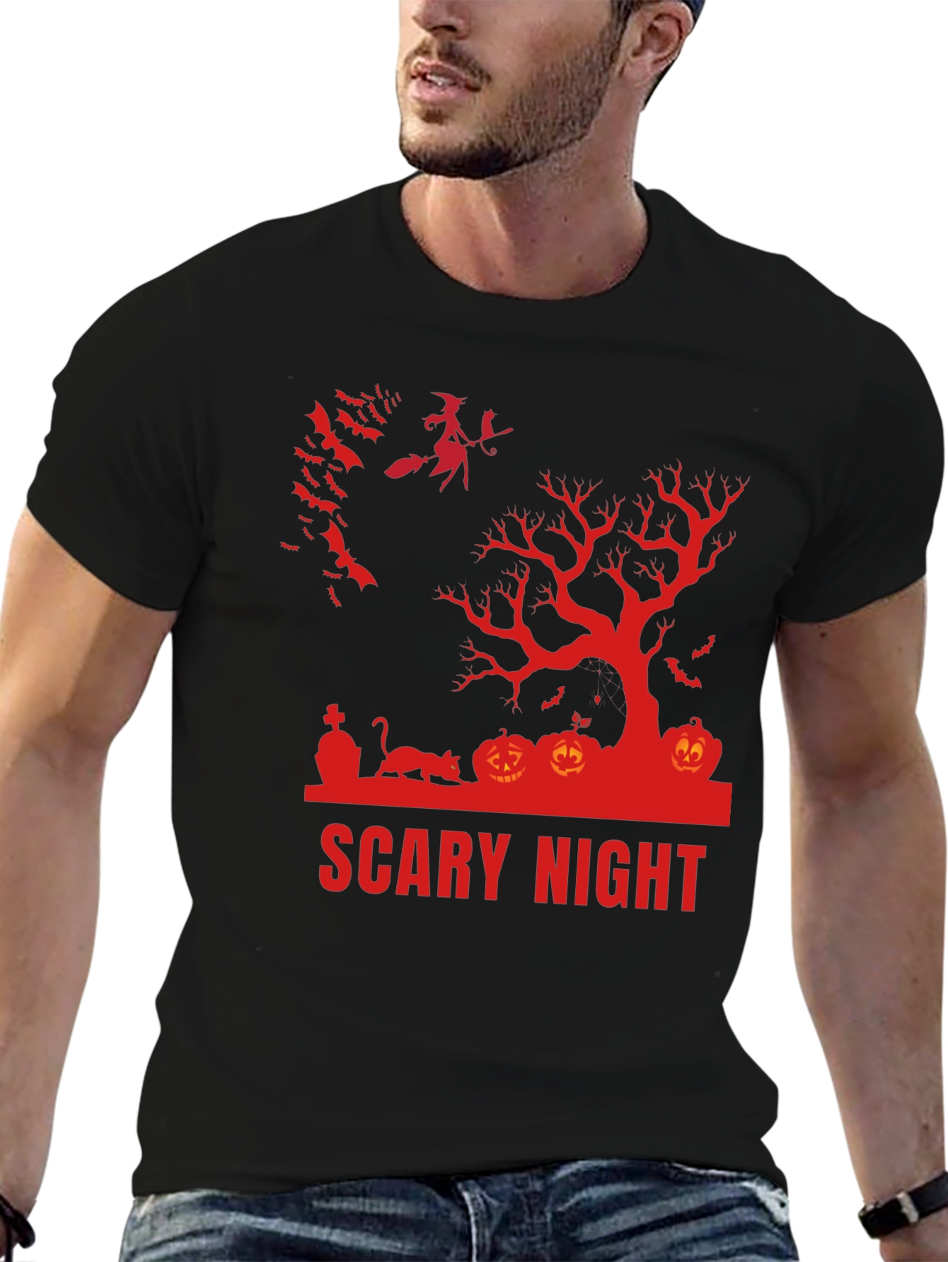 Scary Night Halloween T-Shirt