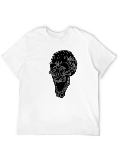 Skull Graphic Tee - Mens Black T-Shirt