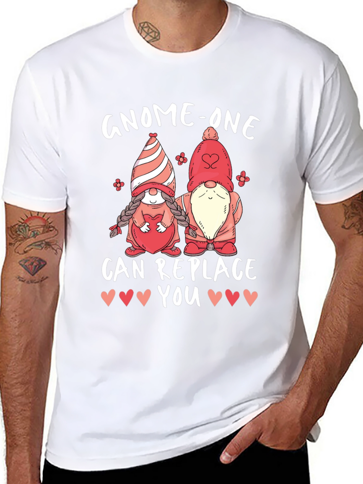 Gnome-One Can Replace You Valentines Day T-Shirt