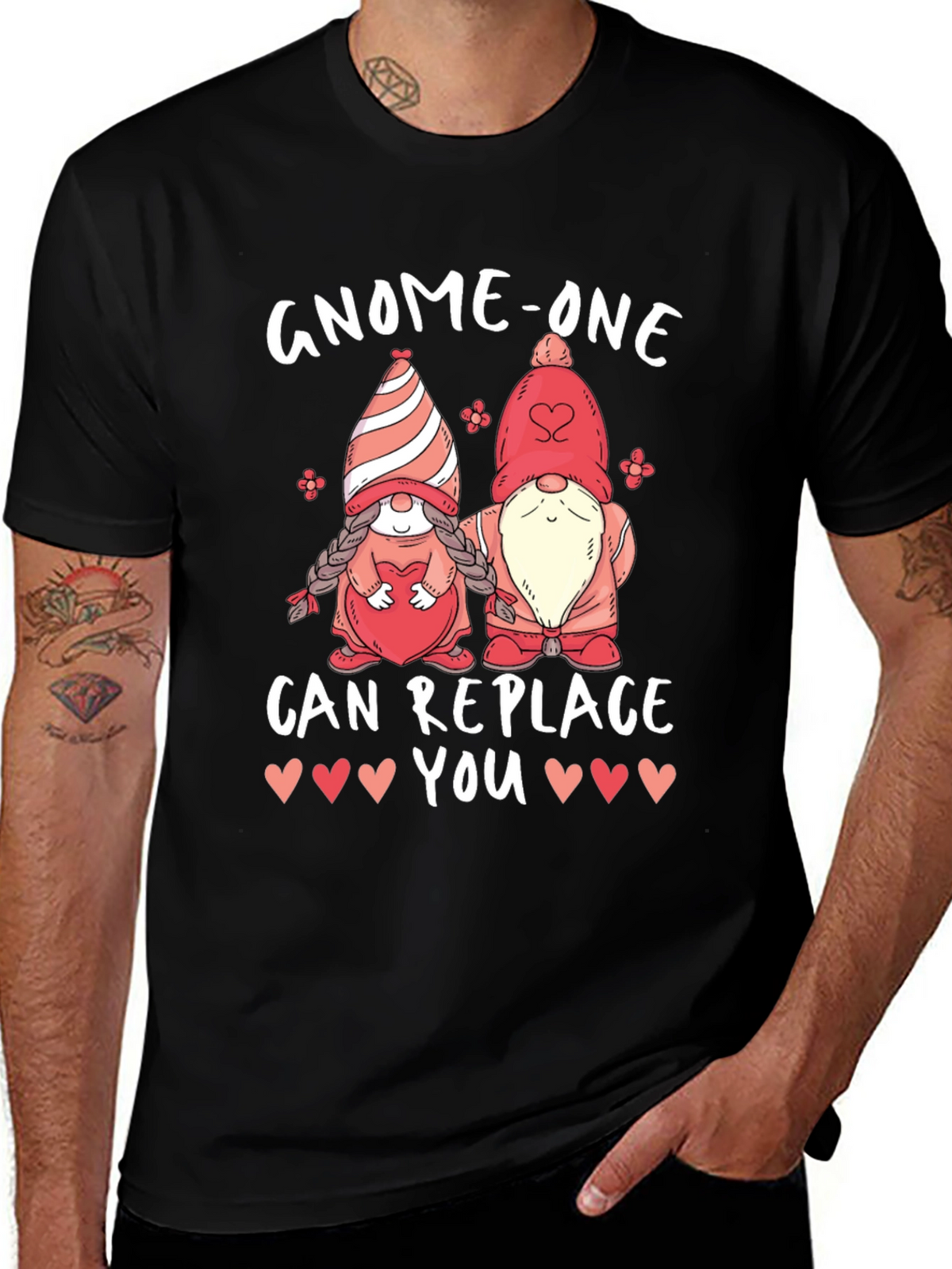 Gnome-One Can Replace You Valentines Day T-Shirt