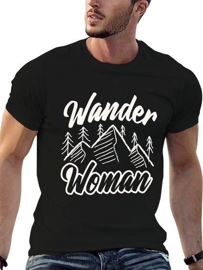 Wander Woman Graphic Tee - Nature Lover Shirt