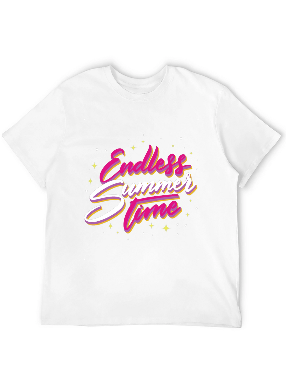 Endless Summer Time Graphic Tee - Black