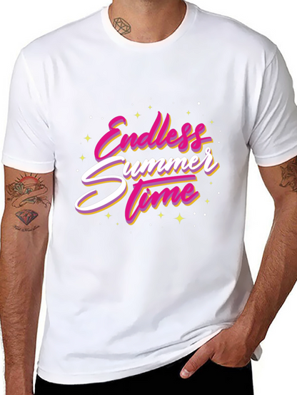 Endless Summer Time Graphic Tee - Black