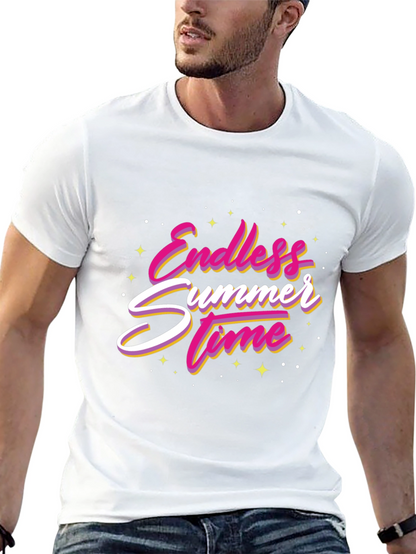 Endless Summer Time Graphic Tee - Black