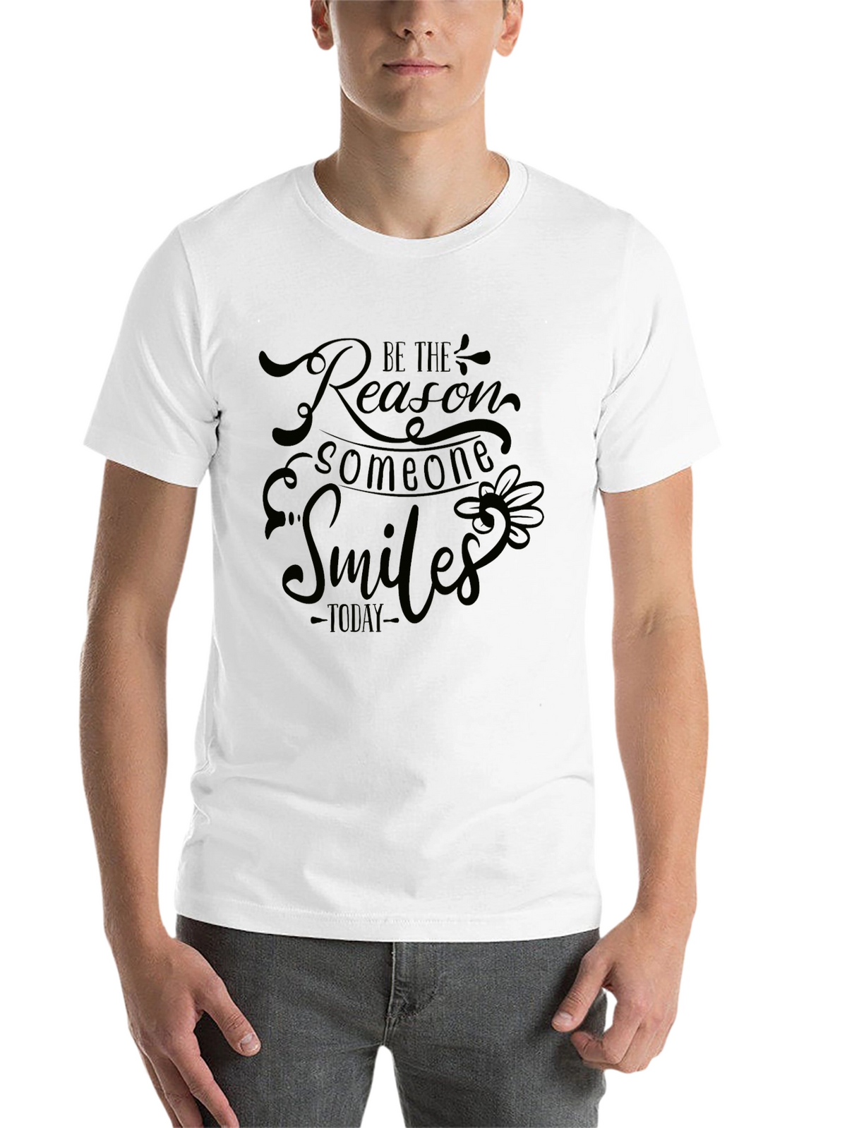 Be The Reason Someone Smiles Black T-Shirt